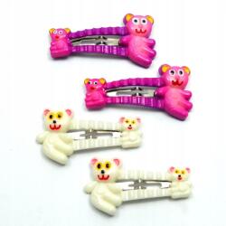  Gyerek mandzsettagomb fém-műanyag 4 db-os szett (0317-44)