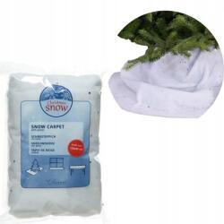 Stelge Hószőnyeg fehér dekoratív Műhó karácsonyfa alá asztalra Csillámos 120cm (dekoracja na okno szkło szybe)