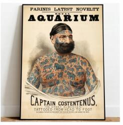  Poszter Tetoválás Dekoráció XIX. század Cirkusz 50x70