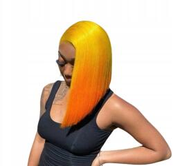 Korbi Paróka Haj Narancssárga Hosszú Bob Egyenes Hálós W65 (W65)