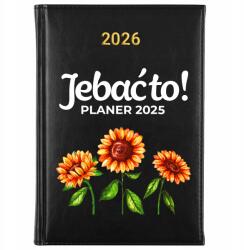 FunnyCase Könyvnaptár 2026 Jeb*ć Ez! Fekete Tervező Időzítő Ajándék Wz (Kalendarz Czarny JEB*Ć TO!)