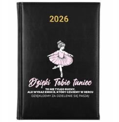 FunnyCase Naptár 2026 Neked Köszönhetően A Tánc Nem Csak Mozgások Fekete Ajándék Wz (DZIĘKI TOBIE TANIEC TO NIE TYLKO RUCHY)