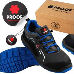 ProofSafety Férfi Munkavédelmi Cipő Könnyű Cipő S3 Src méret 42 matrica Proof (buty bhp ROBOCZE MĘSKIE)