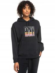 Roxy Fekete Kapucnis Pulóver Logóval (XL) (594935)