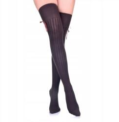 Női csokoládés térdzokni Syntex könnyű áttört univerzális méret 34-38 (syntex)