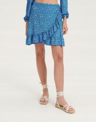 Reserved EC35220 Fodros Mintás MIDI Szoknya Magas Derekú (30) XL