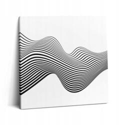 Wallfluent Vászonkép Canvas Látványos Irodai Ajándék Lineáris Optikai Művészet 60x60 cm (010030010270000075351)