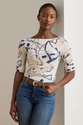 Ralph Lauren felső bézs, mintás, 200P02003 - bézs M