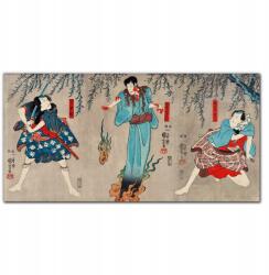 Coloray Fotó-vászonkép Ázsia kimonó szamuráj 100x50 (010030010010000017848)