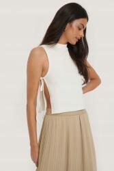 NA-KD A2C223*NA-KD Felső Fehér Kötött Laza 34 Xs N01