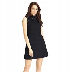 GUESS fekete ruha, Size 36, strasszkövekkel, ujjatlan, mini (390959)