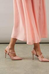  Rózsaszín Lakkozott Magassarkú Cipő Wallis 40-ES (BYY11606)