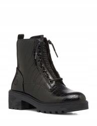 Lumberjack Fekete Cipzáras Mintás Bokacsizma (40) (593791)