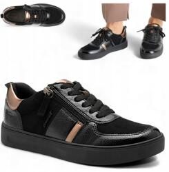 Tamaris Női Bőr Sneaker 40 Tamaris Félcipő Kényelmes Tavaszi Fűzött (Tamaris Comfort 8-83703-44 098)