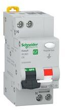 Schneider Electric Áramvédő(FI)-kismegszakító 1P+N 6A C-jelleg 0.03A A-típus 6kA/61009-1 Easy9 Pro Schneider - EZ9D55606 (EZ9D55606)