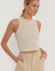 NA-KD Bézs Testhezálló Kötött Felső 36 S 1AAA