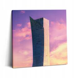 Wallfluent Vászonkép Gyönyörű Étkező Felhőkarcoló Varsóban 60x60 cm (010030010270000075534)