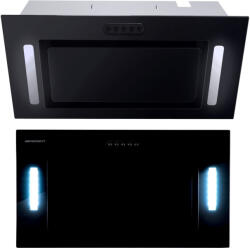 Berdsen Beépíthető páraelszívó 120 W , 380 m3/h , 52 cm , 2X2W Led , fekete Berdsen (3135)