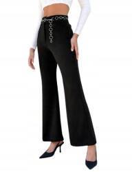 Shein Női Elegáns Nadrág Fekete Hosszú 44-ES
