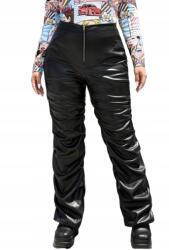 Shein Plus Size Cipzáras Nadrág Fekete 48 V7B