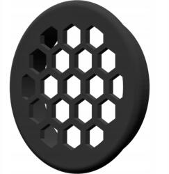 P4U Szellőzőrács Bútorokhoz FI44MM Fekete Szimpla Méhsejt (HOM100022-B)