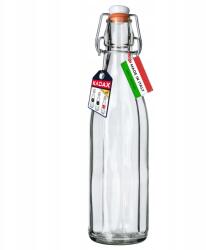 Kadax Üvegpalack 500 ml 0, 5L Olívaolaj Gyümölcslé Víz Likőr Szirup Dugóval (K3330)