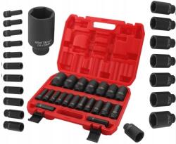 Kraft&Dele Ütvefúró Dugókulcs Készlet 20 Részes 6-SZÖGLETŰ 1/2" Robusztus KD11794 (KD11794)