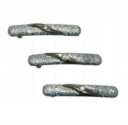  Csatok Dekorációs hajdíszek strasszokkal 3 db (6238 SA)