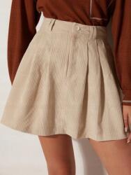 Shein Mini Szoknya Elegáns Bézs 38 M, Eac