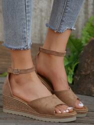 Shein T33215 Shein Bézs Csattal Záródó Szandál (41) 40 (sx2312227127020542)