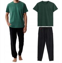 Atlantic Férfi Pizsama pamut rövid ujjú NMP-388 meleg Atlantic *XXL (NMP-388-ZIE_CZA-XXL)