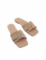 Reserved IC62113 Női Velúrbőr Flip-flop Papucs (26) 36 (616BR-08X)