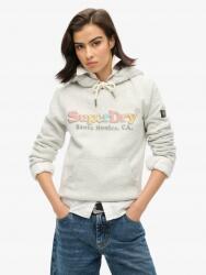 Superdry Világosszürke Melange Nyomott Mintás Pulóver (42) (596112)