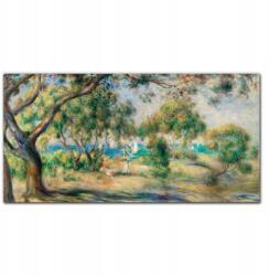 Coloray Vászonkép Fák tengerpart hullámok hajók 100x50 cm (010030010010000018467)