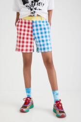 Desigual Színes Kockás Rövidnadrág, Size XS (22SWPW33_9019)