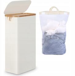  Keskeny Szennyestartó Kosár Fedéllel Ruhatároló 63L Fedéllel Magas 70cm (6910795920435)