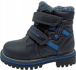 Clibee Téli cipő természetes bőr r21 13, 5 sötétkék P5-132 (H-94)
