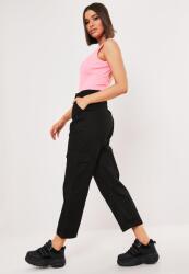 Missguided Fekete Női Nadrág Casual 38 M 1AAH