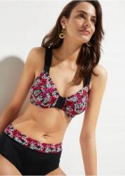 Bonprix 75C ess Növényi Mintás Bikini Felső