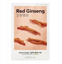 Missha Airy Fit Sheet Mask Red Ginseng Frissítő Ginseng maszk 1 db (8809581454774)