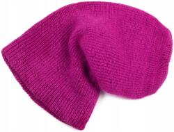 Szaleo Angora Street női téli sapka hosszú, beanie, angóra fukszia (cz0603-2)