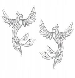 Jogra Art Ezüst fülbevaló stift Mitikus madár Főnix Újjászületés szimbóluma Ezüst 925 (SKT 10)