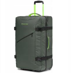 PUCCINI Nagy Utazó Bőrönd Puha Kerekekkel Puccini Zöld EM50249A-5D (EM50249A-5D)