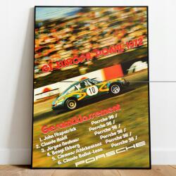  Vintage Gt Europa Pokal poszter 1972 Racing A3