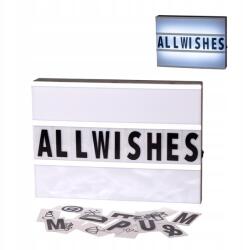 MPLCo Megvilágított Led tábla Esküvői dekoráció Led lámpa Box Betűk Ajándék (23159920)