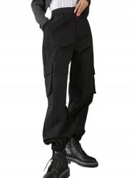 Shein Fekete Zsebes Home Jogger Casual 40 XL __XL