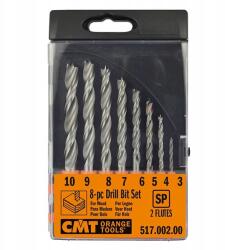 CMT Fafúró készlet Sp Ø3-4-5-6-7-8-9-10mm Cmt (517.002.00)