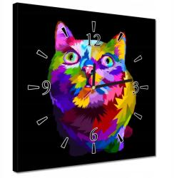 ZeSmakiem Órák 30x30 Absztrakt macska (H10261Z_Z1AI_30x30cm AZ)