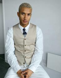  Mellény Barna-fehér 40-ES