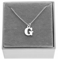ArtWings Ezüst nyaklánc G betűs lánc G betű ezüst 925 45 cm